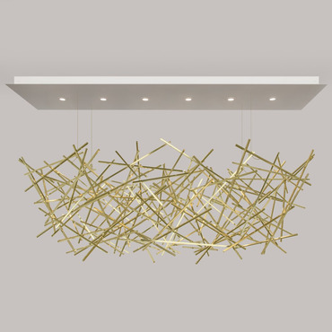 Criss Cross Linear Chandelier - Overstock