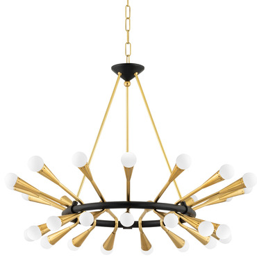 Aries Chandelier | Corbett Lighting at Lightology Aries Chandelier