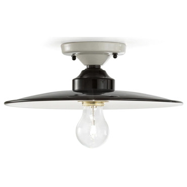 Retro B and W Ceiling Light Fixture