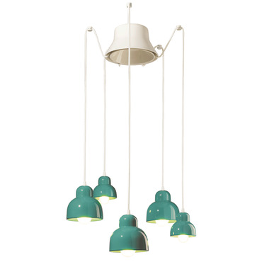 Berimbau Multi Light Pendant | Ferroluce at Lightology Berimbau Multi Light Pendant