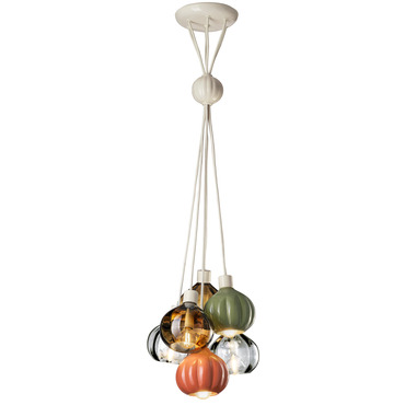 Afoxe Multi Light Pendant | Ferroluce at Lightology Afoxe Multi Light Pendant
