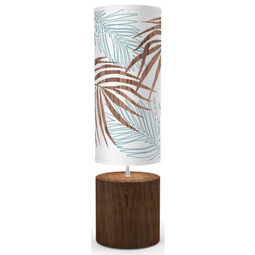 Palm Column Table Lamp