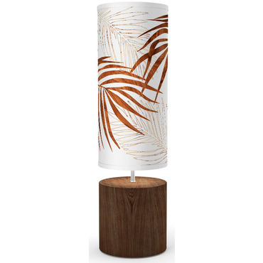 Palm Column Table Lamp