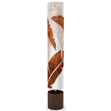 Banana Leaf Column Floor Lamp