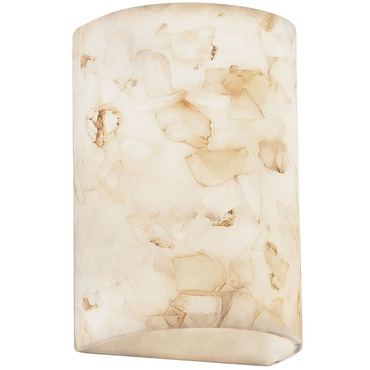 Alabaster Rocks Plain Wall Sconce