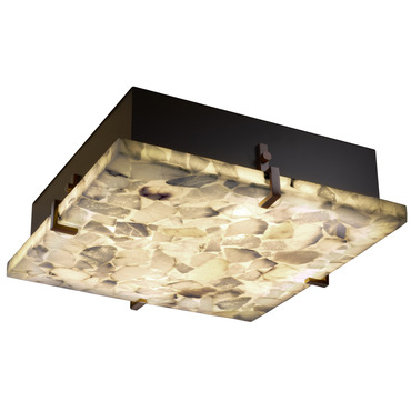 Alabaster Rocks Large Clips Ceiling Light