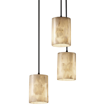 Alabaster Rocks Cluster Pendant