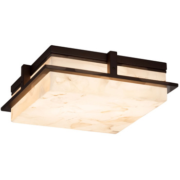 Alabaster Rocks Indoor / Outdoor Ceiling Light Fixture | Justice Design at Lightology Alabaster Rocks Indoor / Outdoor Ceiling Light Fixture