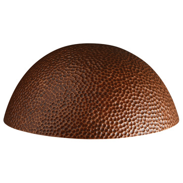 Ambiance Large Half Sphere Outdoor Wall Sconce | Justice Design at Lightology Ambiance Large Half Sphere Outdoor Wall Sconce