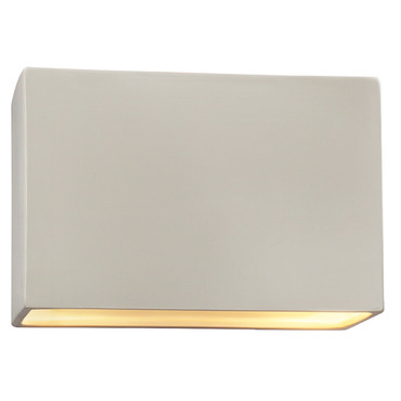 Ambiance Rectangle Closed Top Outdoor Wall Sconce | Justice Design at Lightology Ambiance Rectangle Closed Top Outdoor Wall Sconce