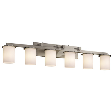 Fusion Dakota 6LT Cylinder Bathroom Vanity Light
