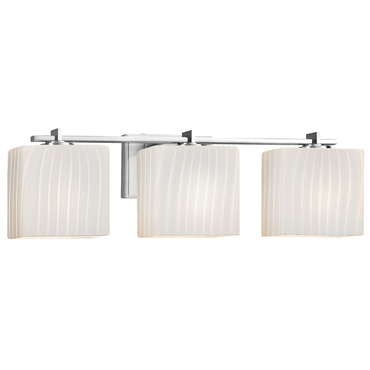 Fusion Era Rectangle 3LT Bathroom Vanity Light