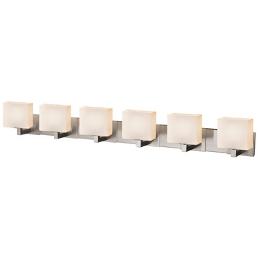 Fusion Modular 6LT Rect Bathroom Vanity Light
