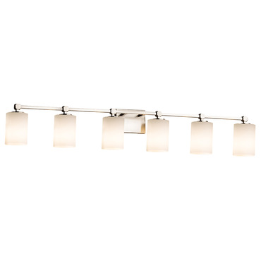 Fusion Tetra Cylinder 6LT Bathroom Vanity Light