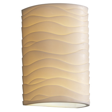 Porcelina Patterned Outdoor Wall Sconce | Justice Design at Lightology Porcelina Patterned Outdoor Wall Sconce