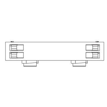 TruTrack Magnetic 2-Circuit Straight Connector