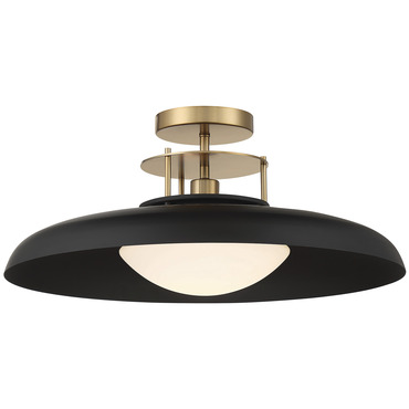 Gavin Semi Flush Ceiling Light | Savoy House at Lightology Gavin Semi Flush Ceiling Light