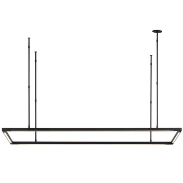 Stagger Halo Linear Pendant | Visual Comfort Modern at Lightology Stagger Halo Linear Pendant