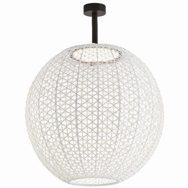 Nans Outdoor Large Sphere Ceiling Light 120-277V