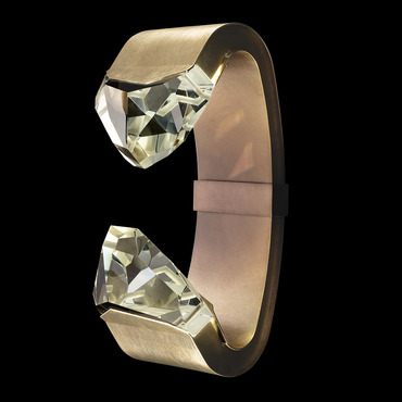 Strata Cuff Wall Sconce | Fine Art Handcrafted Lighting at Lightology Strata Cuff Wall Sconce