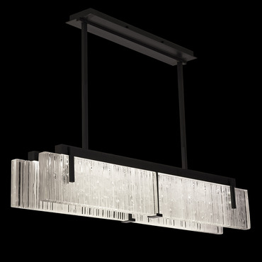 Terra Rake Linear Pendant | Fine Art Handcrafted Lighting at Lightology Terra Rake Linear Pendant