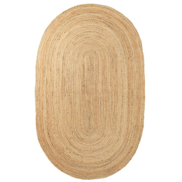 Eternal Oval Jute Rug | Ferm Living at Lightology Eternal Oval Jute Rug