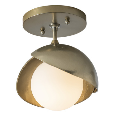 Brooklyn Double Shade Semi Flush Light
