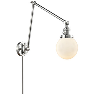 Beacon 238 Double Swing-Arm Plug-in Wall Sconce | Innovations Lighting at Lightology Beacon 238 Double Swing-Arm Plug-in Wall Sconce