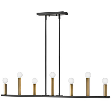 Lazlo Linear Chandelier | Lark at Lightology Lazlo Linear Chandelier
