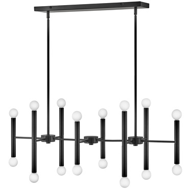 Millie Linear Chandelier | Lark at Lightology Millie Linear Chandelier