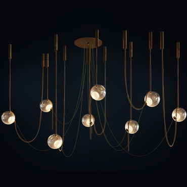 Abysse 08 Chandelier | Larose Guyon at Lightology Abysse 08 Chandelier