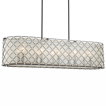 Sheer Elegance Linear Pendant