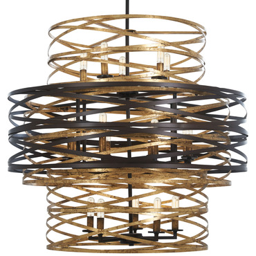 Vortic Flow Chandelier | Minka Lavery at Lightology Vortic Flow Chandelier