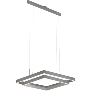 Prometheus Two Tier Square Chandelier | PageOne at Lightology Prometheus Two Tier Square Chandelier