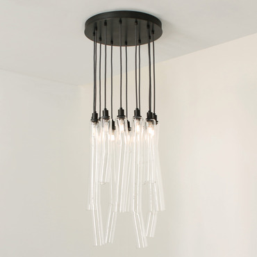Fold Round Chandelier | SkLO at Lightology Fold Round Chandelier