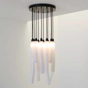 Fold Round Chandelier | SkLO at Lightology Fold Round Chandelier