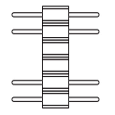 Lazer Strip Male Pin Connector