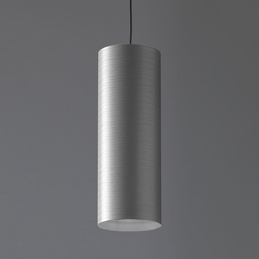 Tube Pendant Silver 12in - Overstock