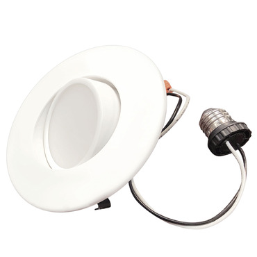 Retrofit Gimbal Downlight with E26 Quick Connect 120V 4-PACK