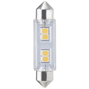 T3 Festoon .8W 24V 3000K 82CRI 4-PACK | Bulbrite at Lightology T3 Festoon .8W 24V 3000K 82CRI 4-PACK