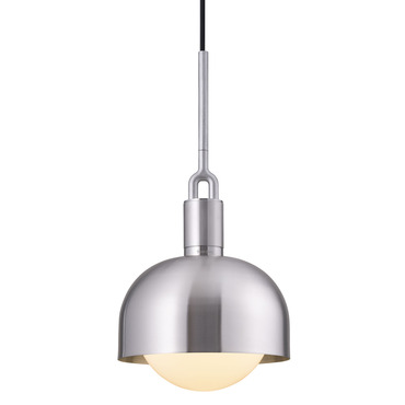 Forked Globe + Shade Pendant
