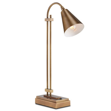 Symmetry Desk Lamp | Currey and Company at Lightology Symmetry Desk Lamp
