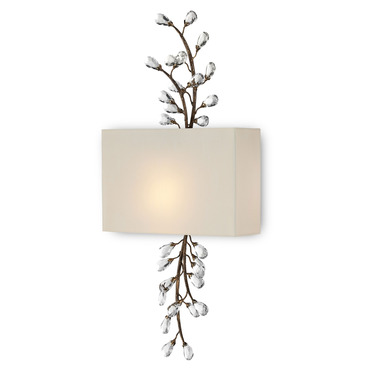 Crystal Bud Wall Sconce | Currey and Company at Lightology Crystal Bud Wall Sconce