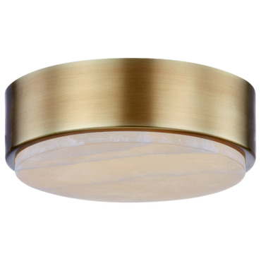 Blanco Brass Ceiling Flush Light