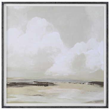 Soft Clouds Framed Print | Uttermost at Lightology Soft Clouds Framed Print
