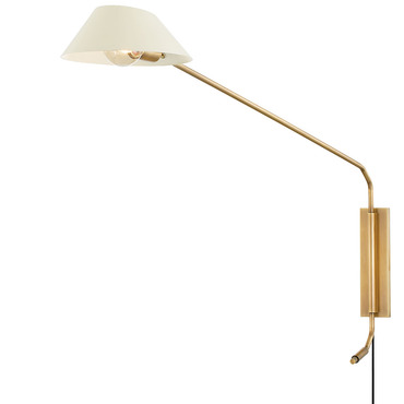 Sacramento Plug-In Wall Sconce | Troy Lighting at Lightology Sacramento Plug-In Wall Sconce