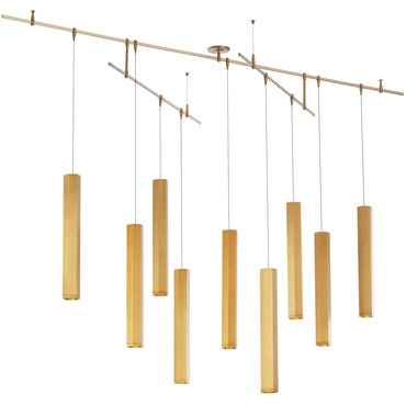 Blok Chandelier | Visual Comfort Modern at Lightology Blok Chandelier