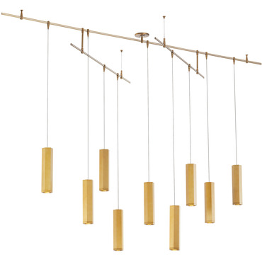Blok Chandelier | Visual Comfort Modern at Lightology Blok Chandelier