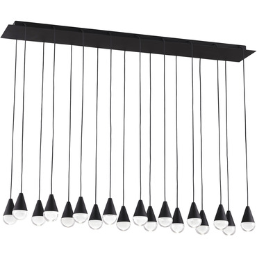 Cupola Linear Chandelier | Visual Comfort Modern at Lightology Cupola Linear Chandelier