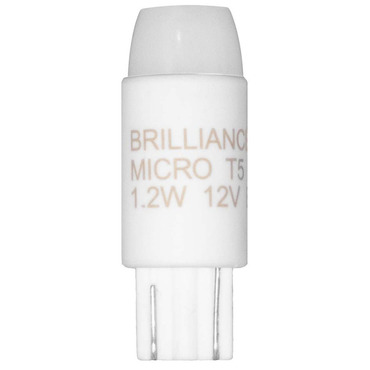 Micro T5 Wedge 1.2W 12V 2700K 85CRI 25-PACK | Brilliance at Lightology Micro T5 Wedge 1.2W 12V 2700K 85CRI 25-PACK